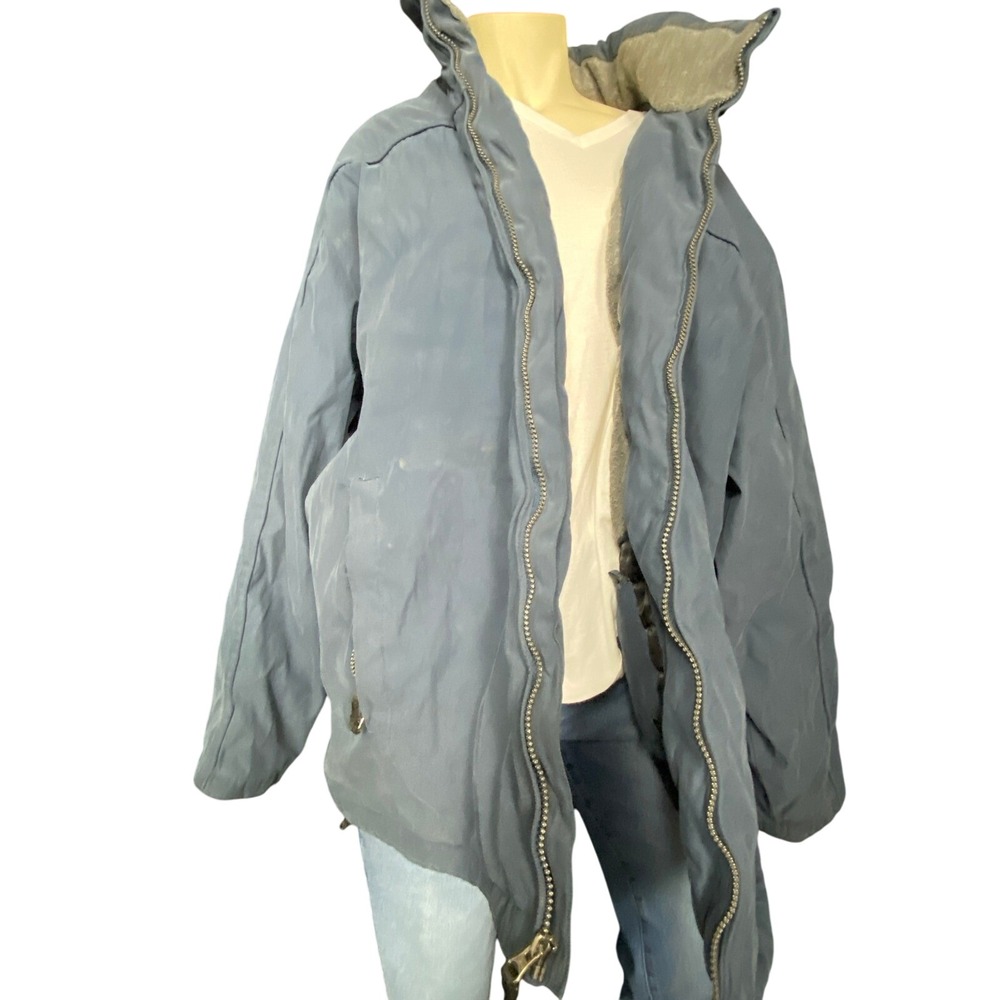 Orvis Blue Button Front Jacket Shirt Mens Casual Outdoor Lay 2xL